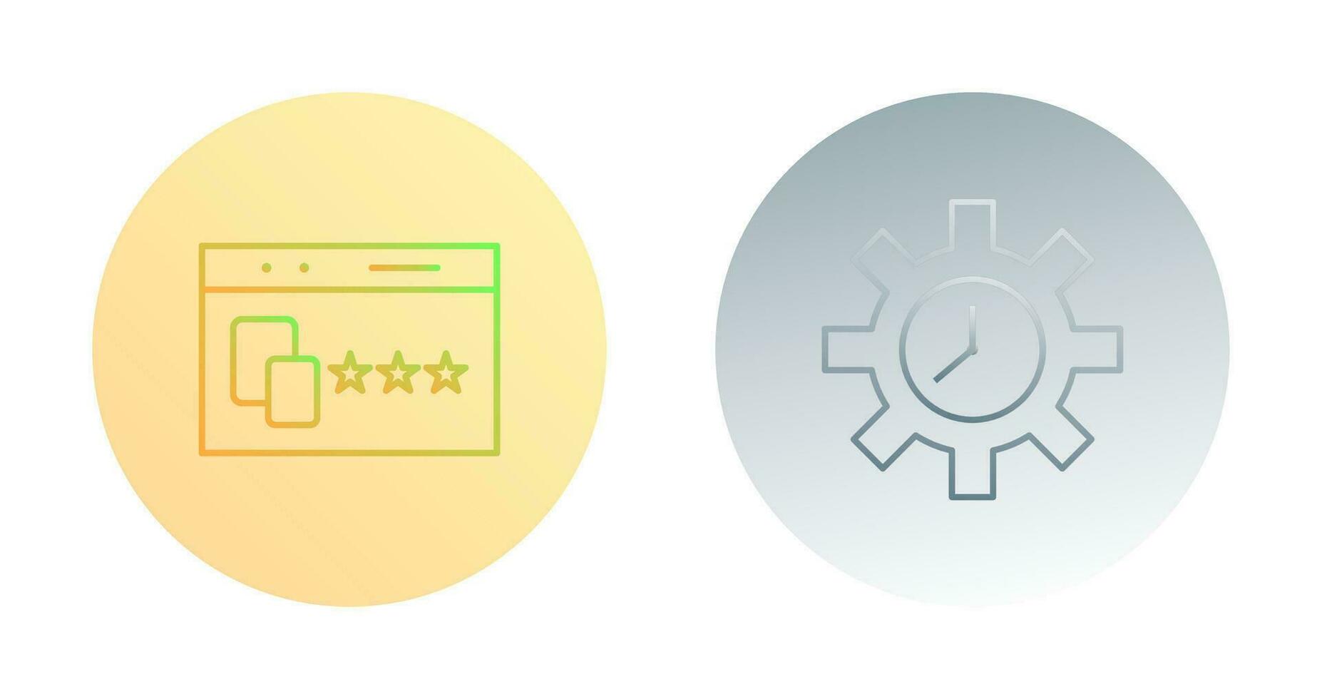 Website Promotion and Time Optimization Icon vector