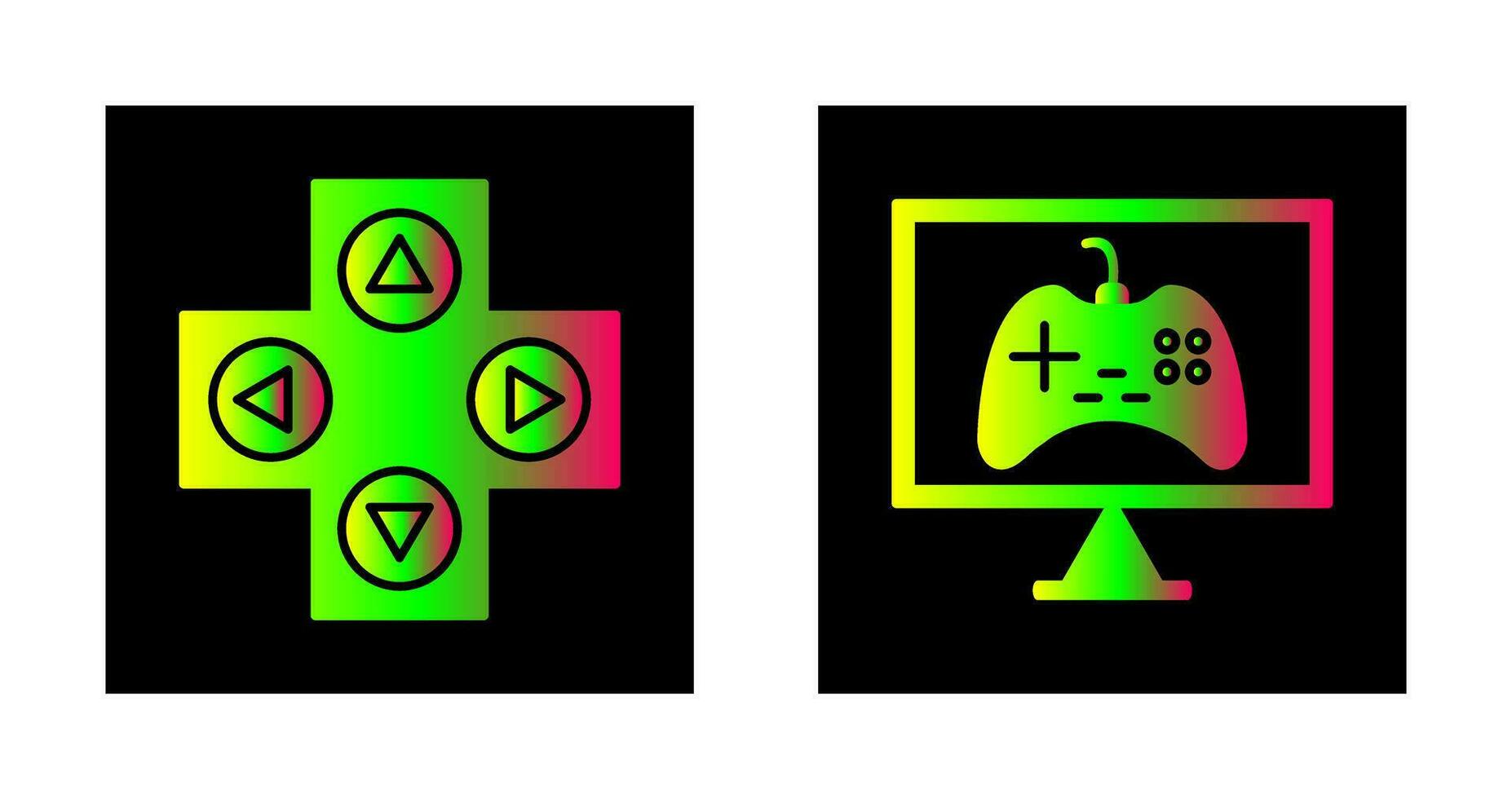 Gaming Control and Online Games Icon vector