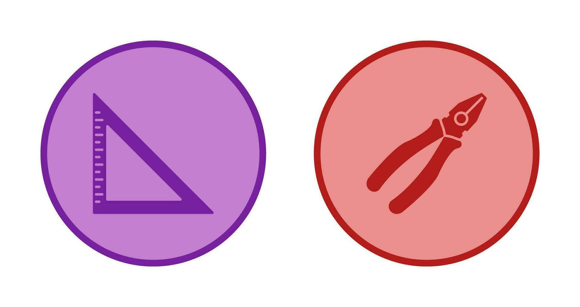 Set Sequare Icon vector