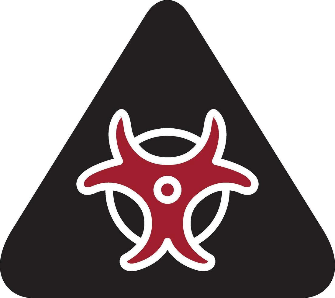 Biological Hazard Vector Icon