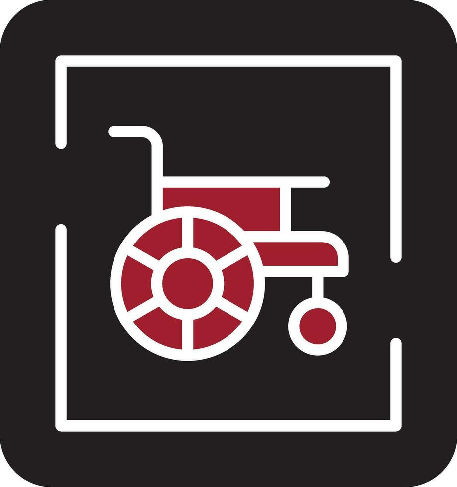 Wheelchair Sign Vector Icon