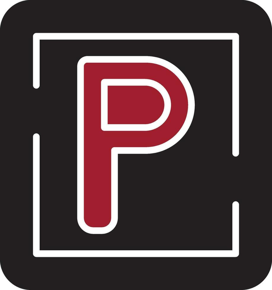 Parking Sign Vector Icon