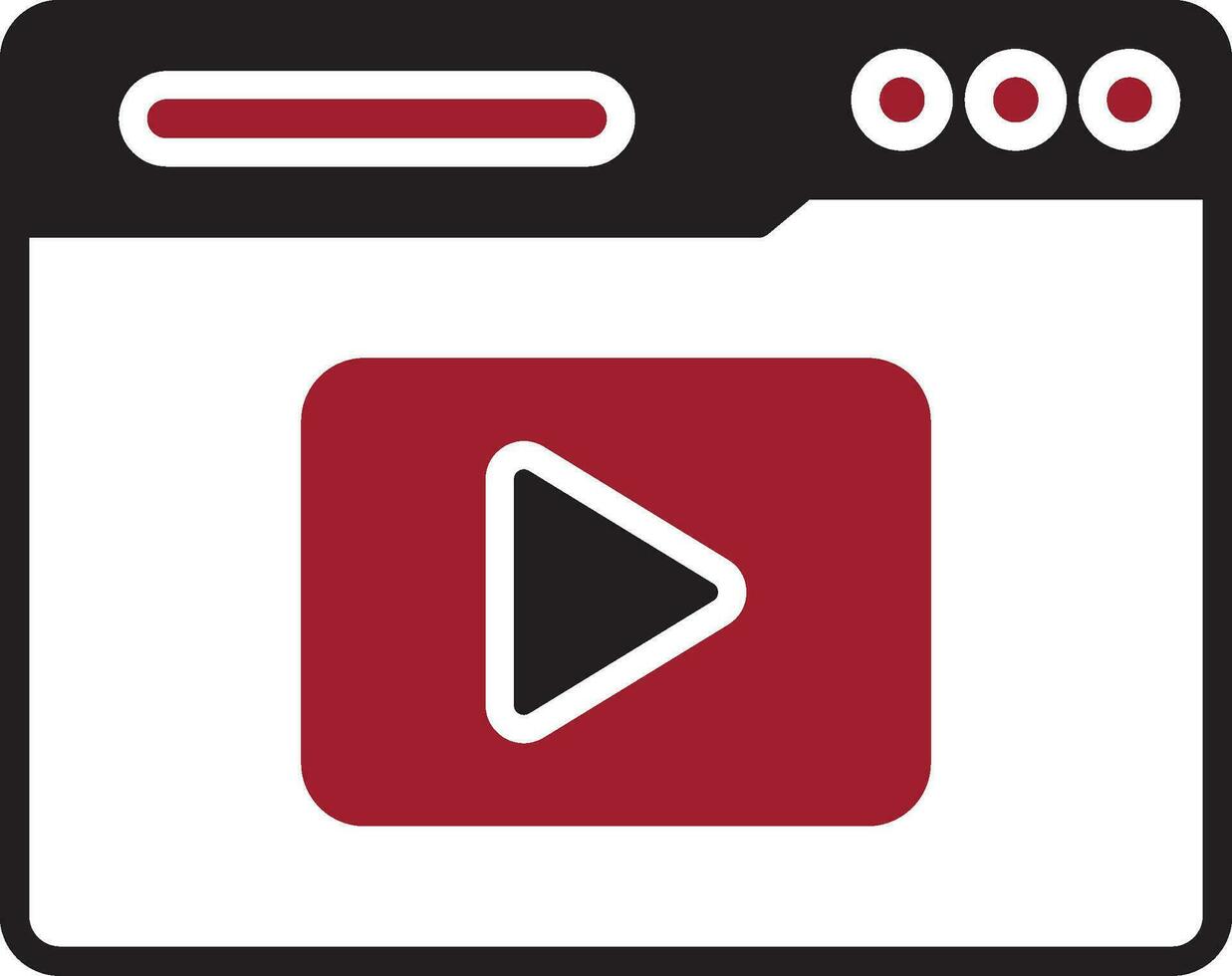 Video Streaming Vector Icon