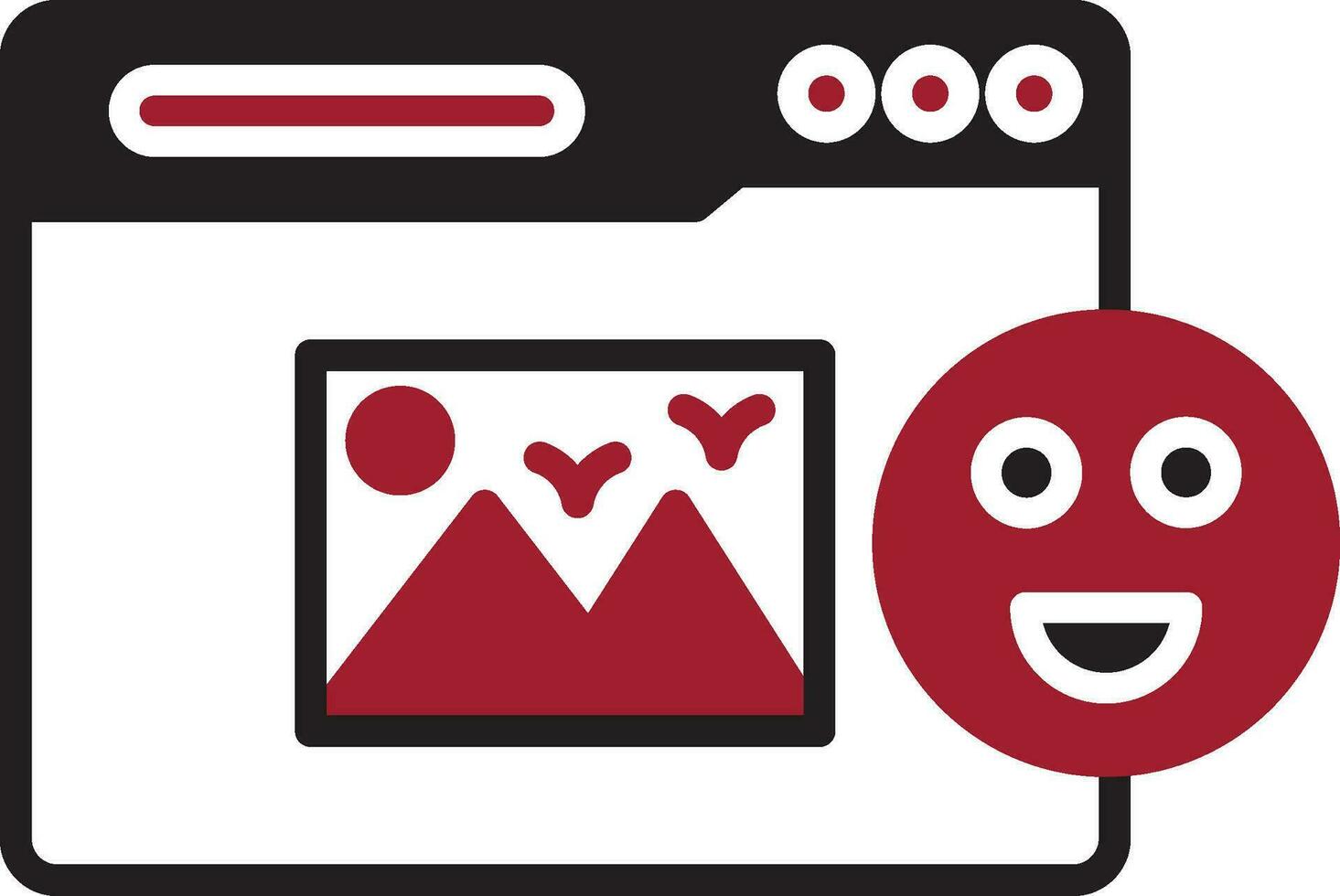 Reaction Vector Icon