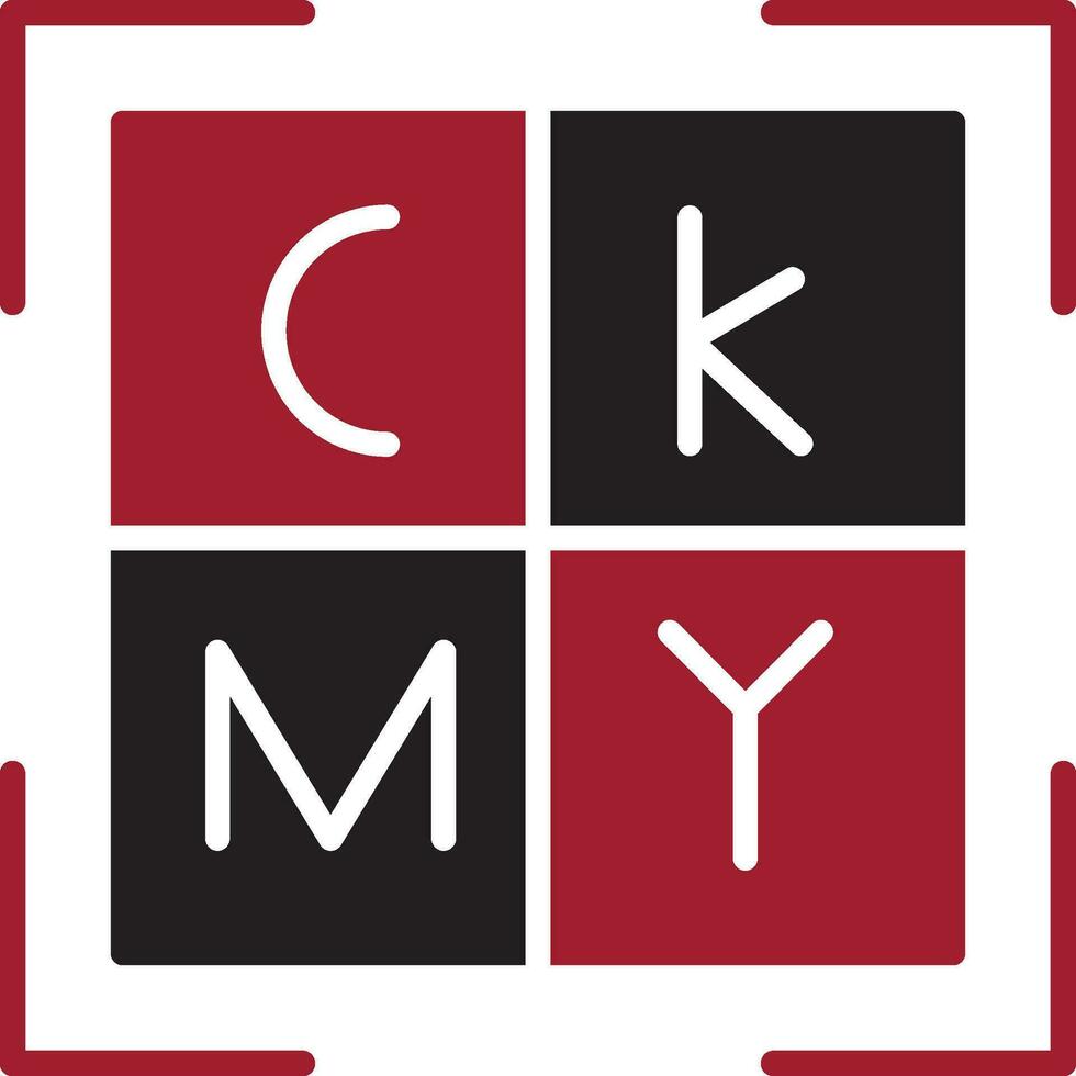 Cmyk Vector Icon