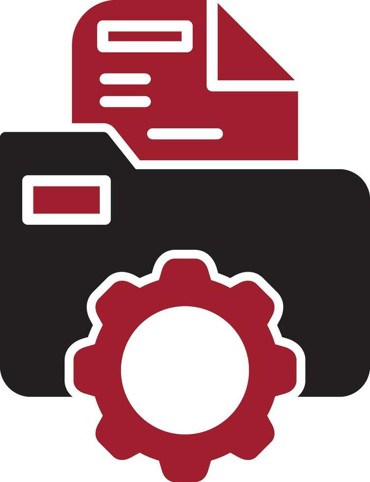 Folder Management Vector Icon
