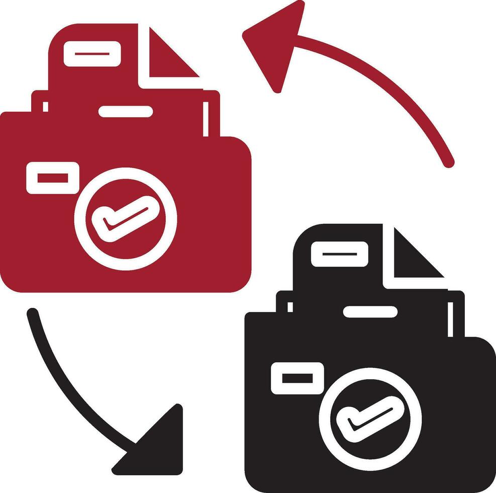 Folder Management Vector Icon