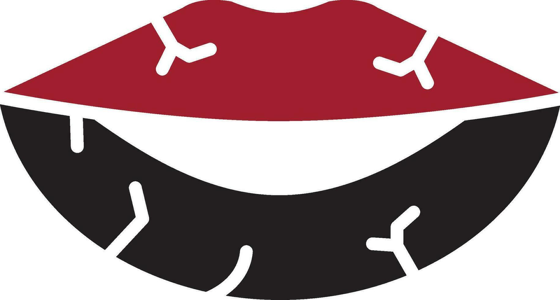 Dried Lips Vector Icon