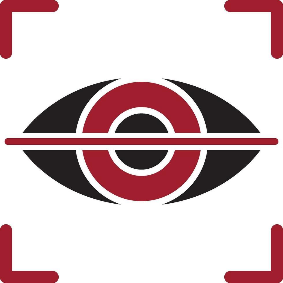 Eye Scan Vector Icon