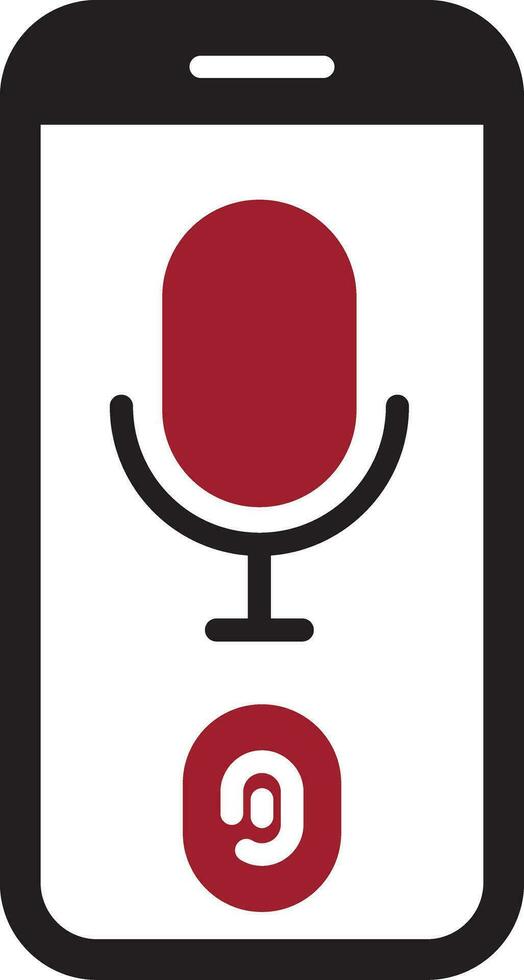 Voice Recognition Vector Icon