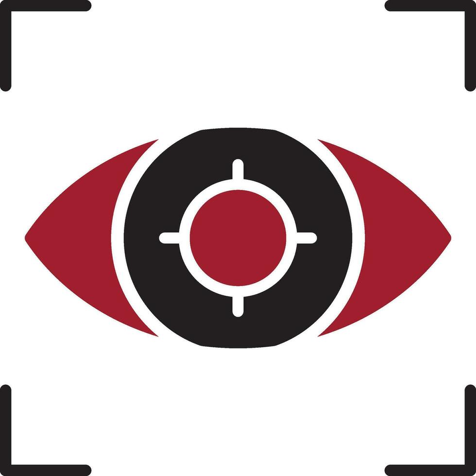 Eye Tracking Vector Icon