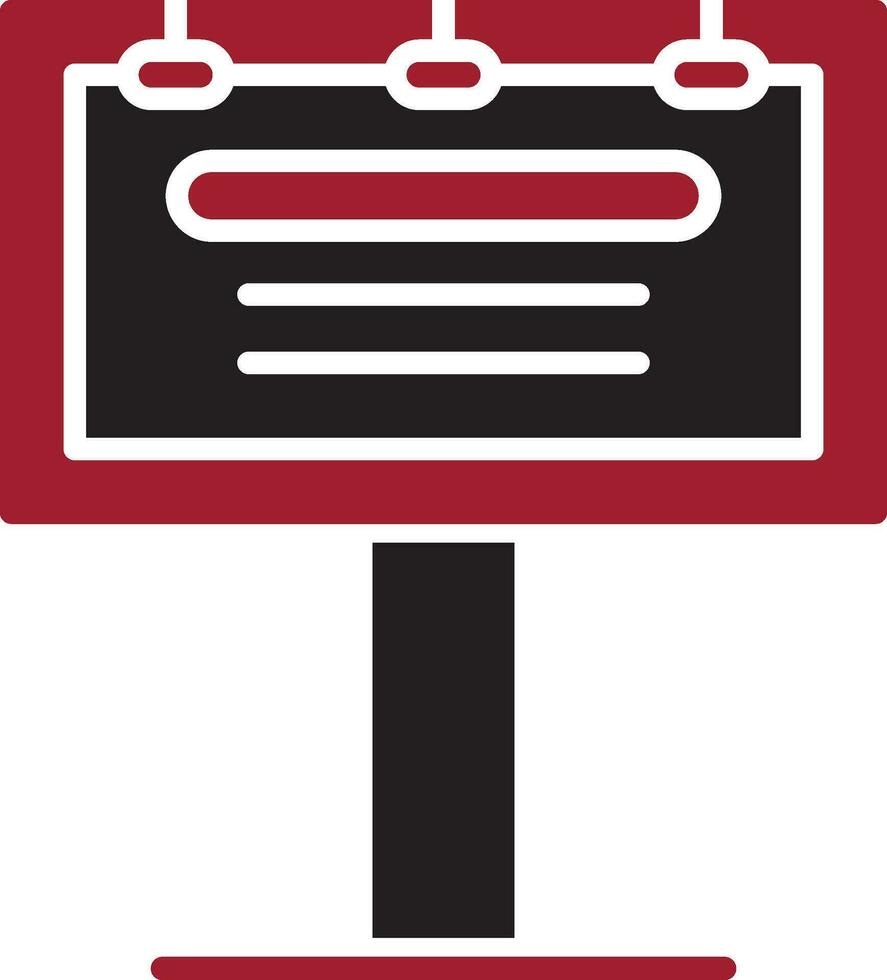 Billboard Vector Icon