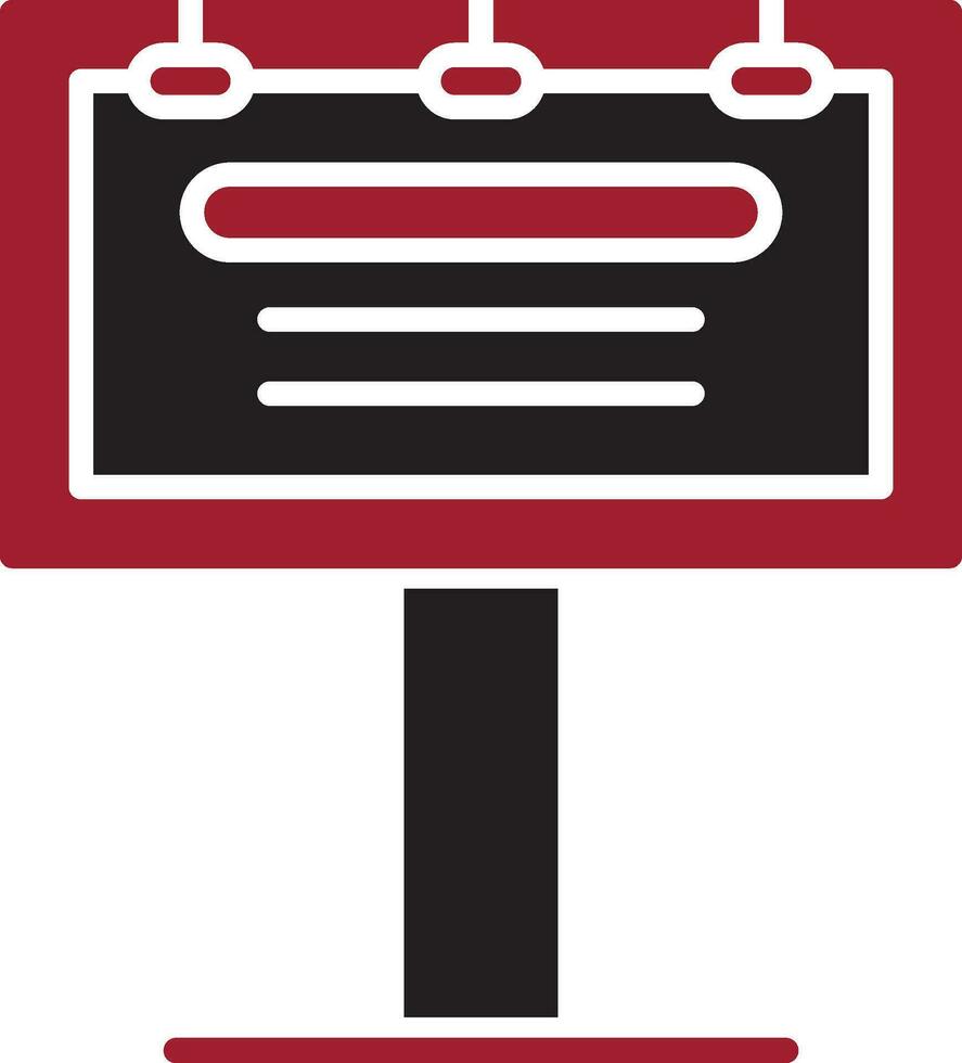 Billboard Vector Icon