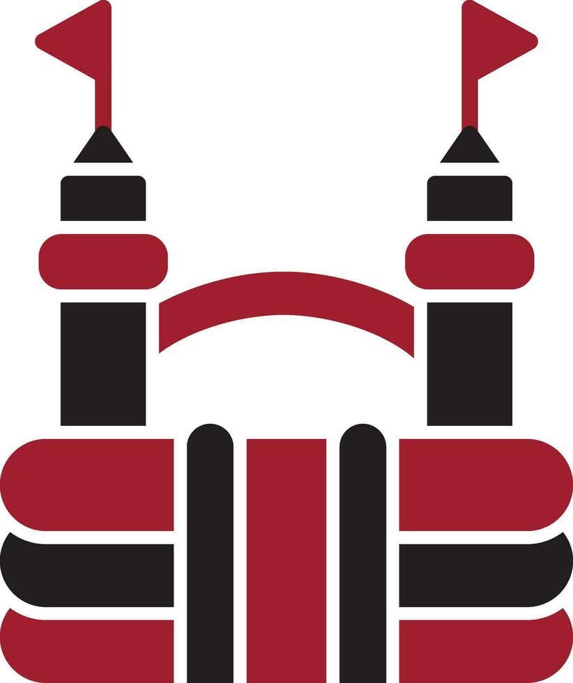 Bouncy Castle Vector Icon