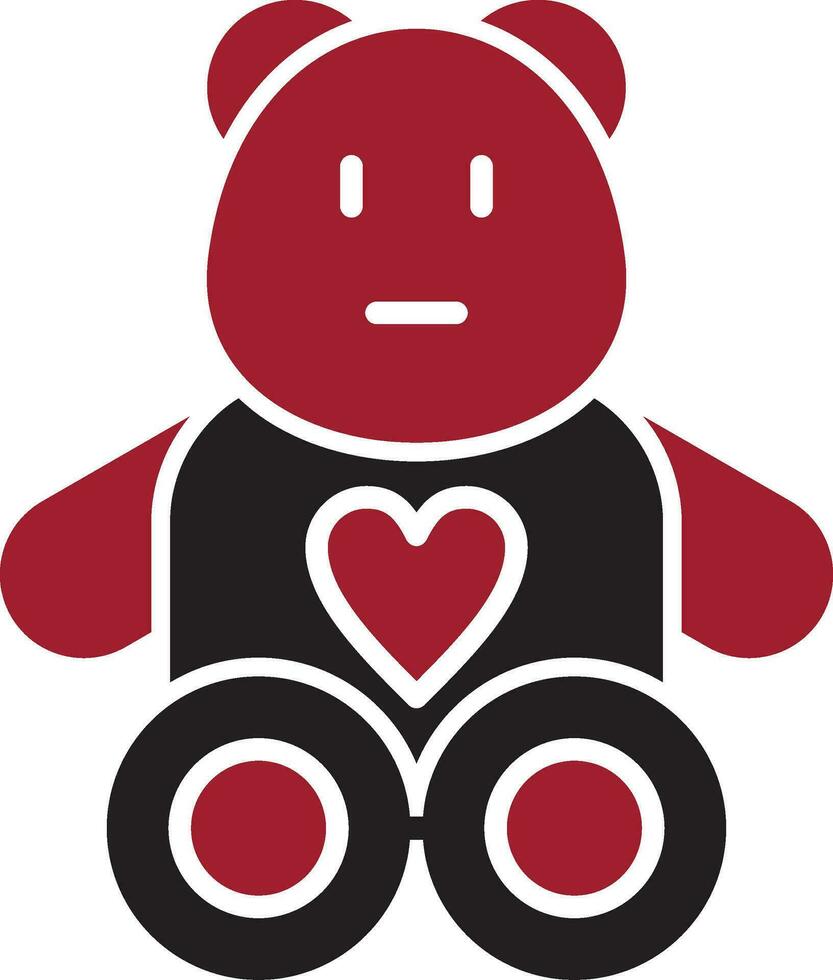 Teddy Bear Vector Icon