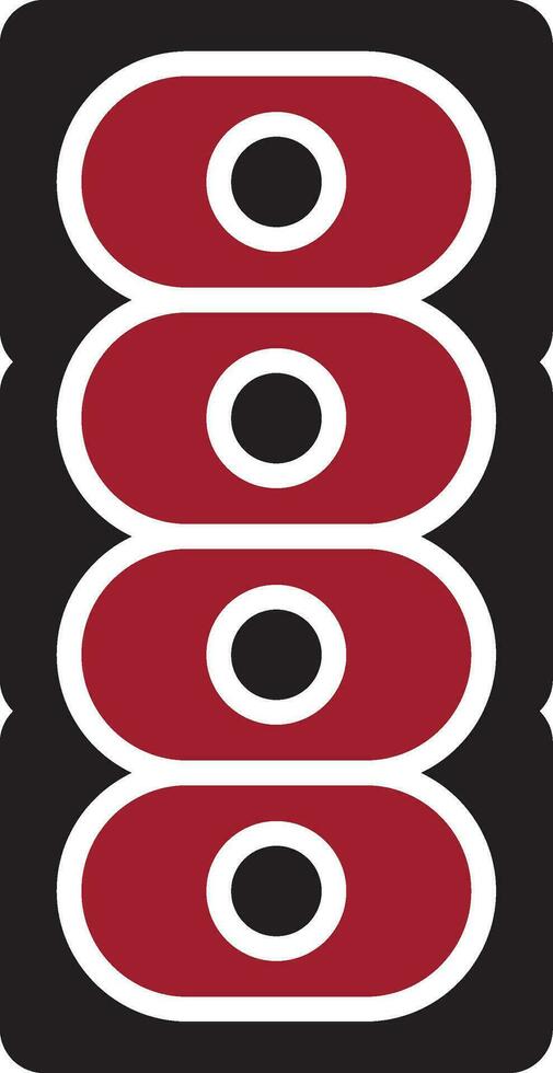 Colonial Diatom Vector Icon