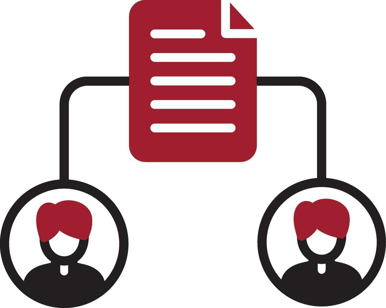 File Share Vector Icon