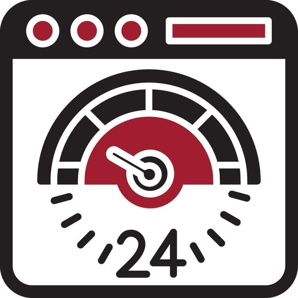 speed test Vector Icon