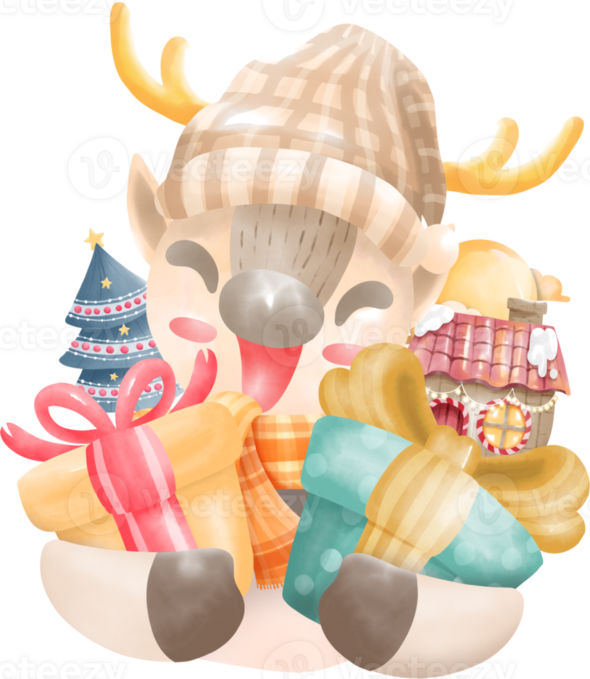 Merry christmas elements png