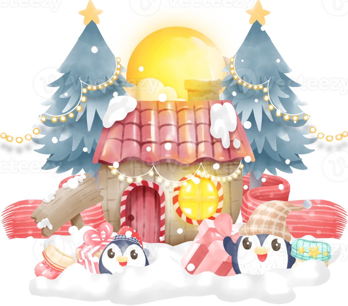 Merry christmas elements png