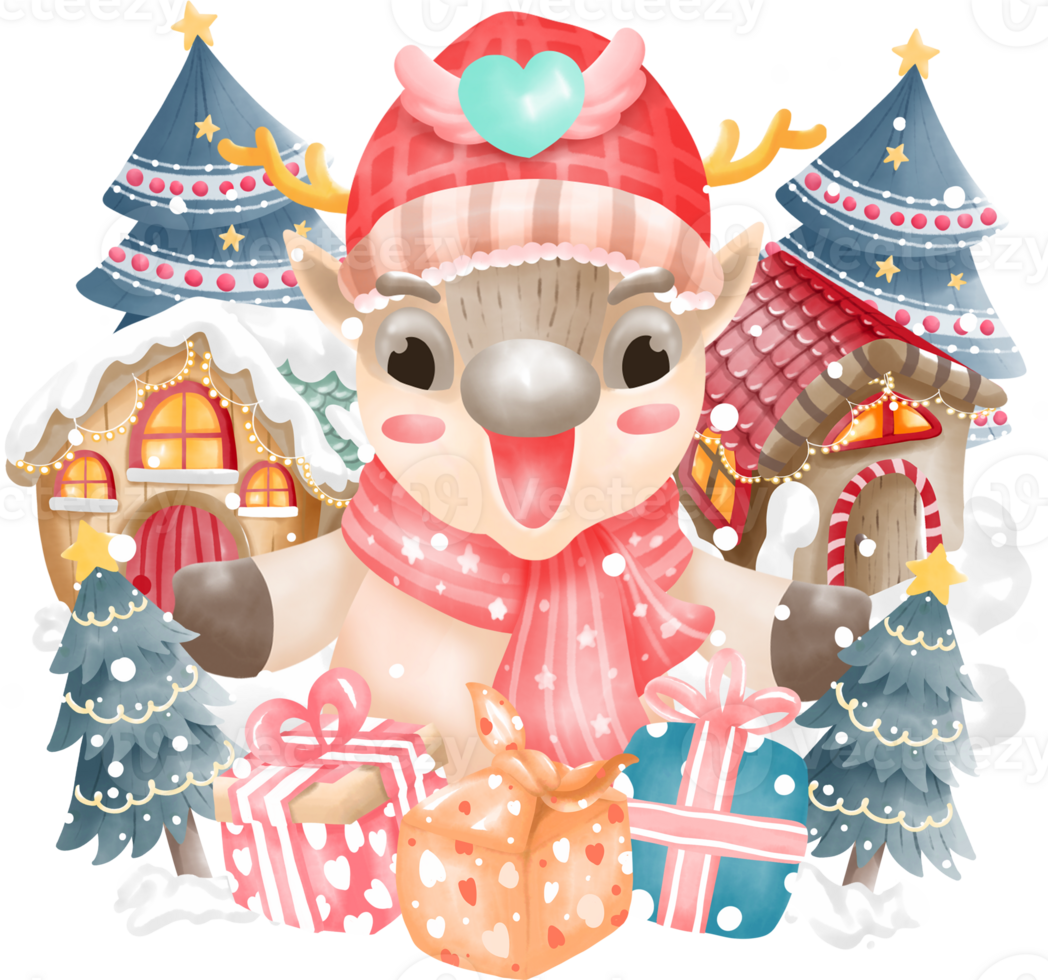 Merry christmas elements png