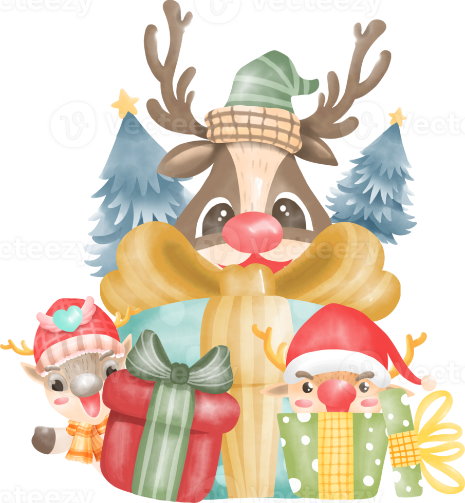 Merry christmas elements png