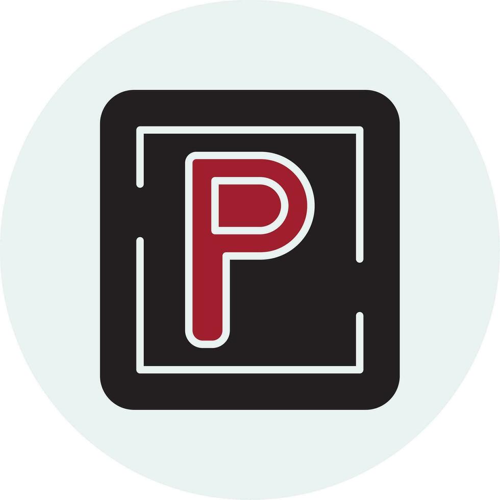 Parking Sign Vector Icon