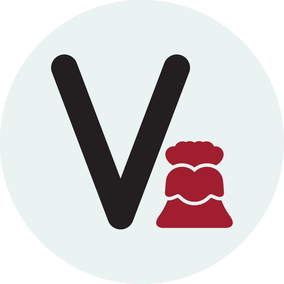 Small V Vector Icon