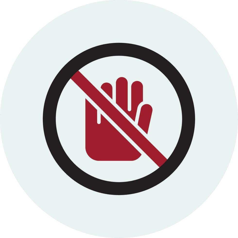 No Touch Vector Icon