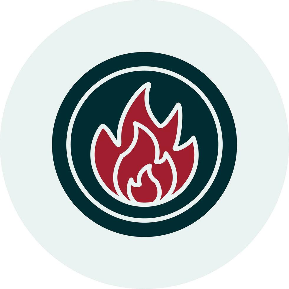 Flammable Vector Icon