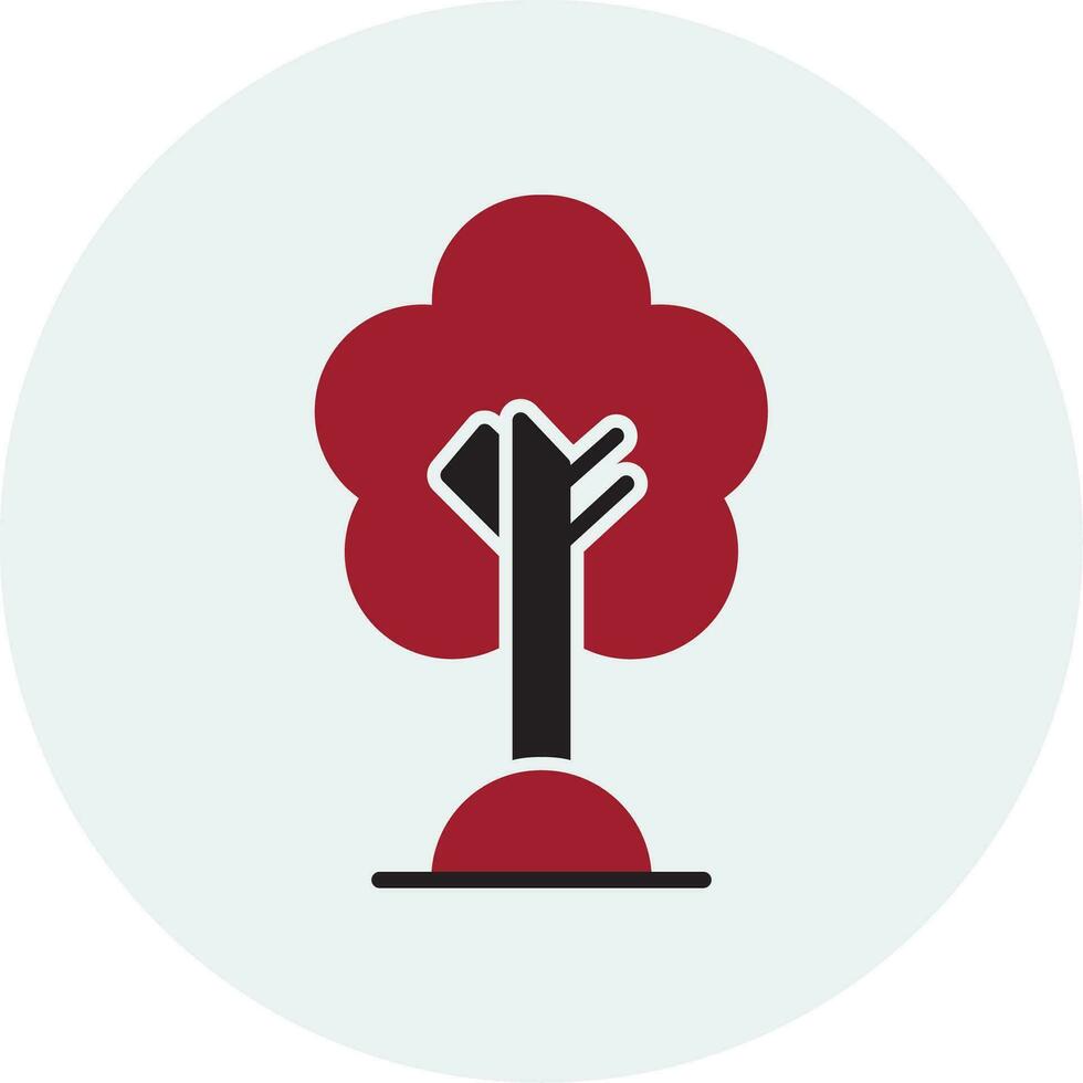 Cherry Tree Vector Icon
