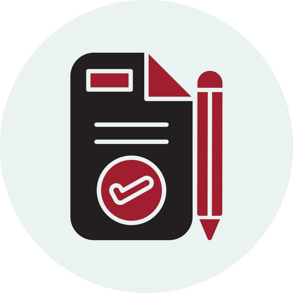 Pen And Paper Vector Icon