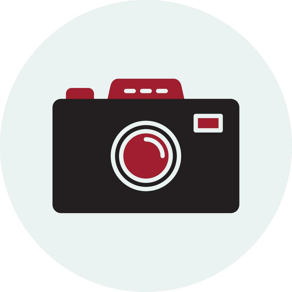 icono de vector de cámara de fotos