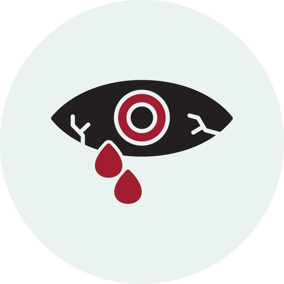 Watery Eye Vector Icon