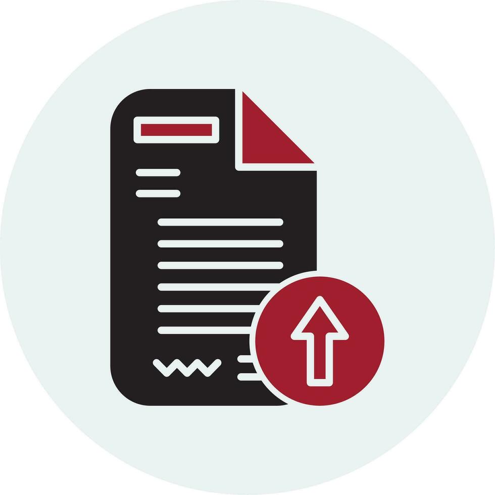 Upload File Vector Icon