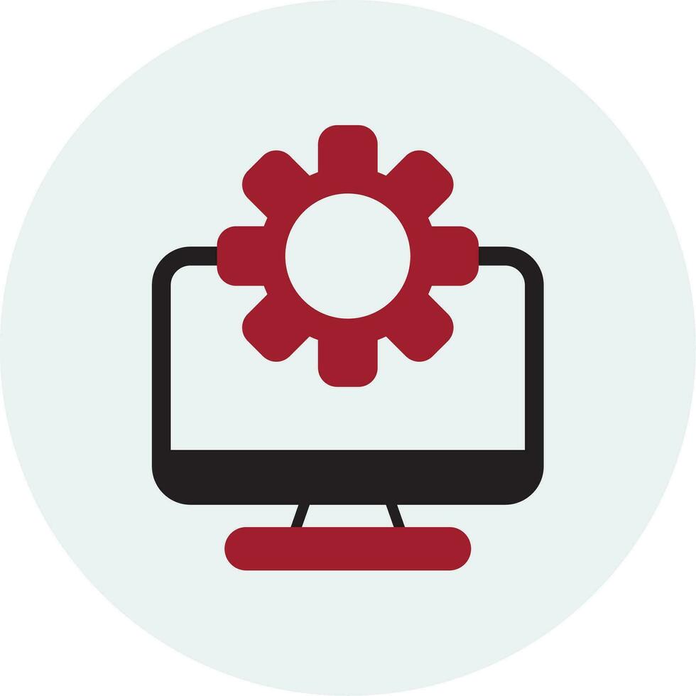 Computer Vector Icon