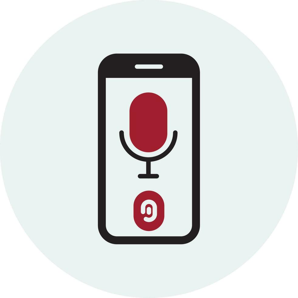 Voice Recognition Vector Icon