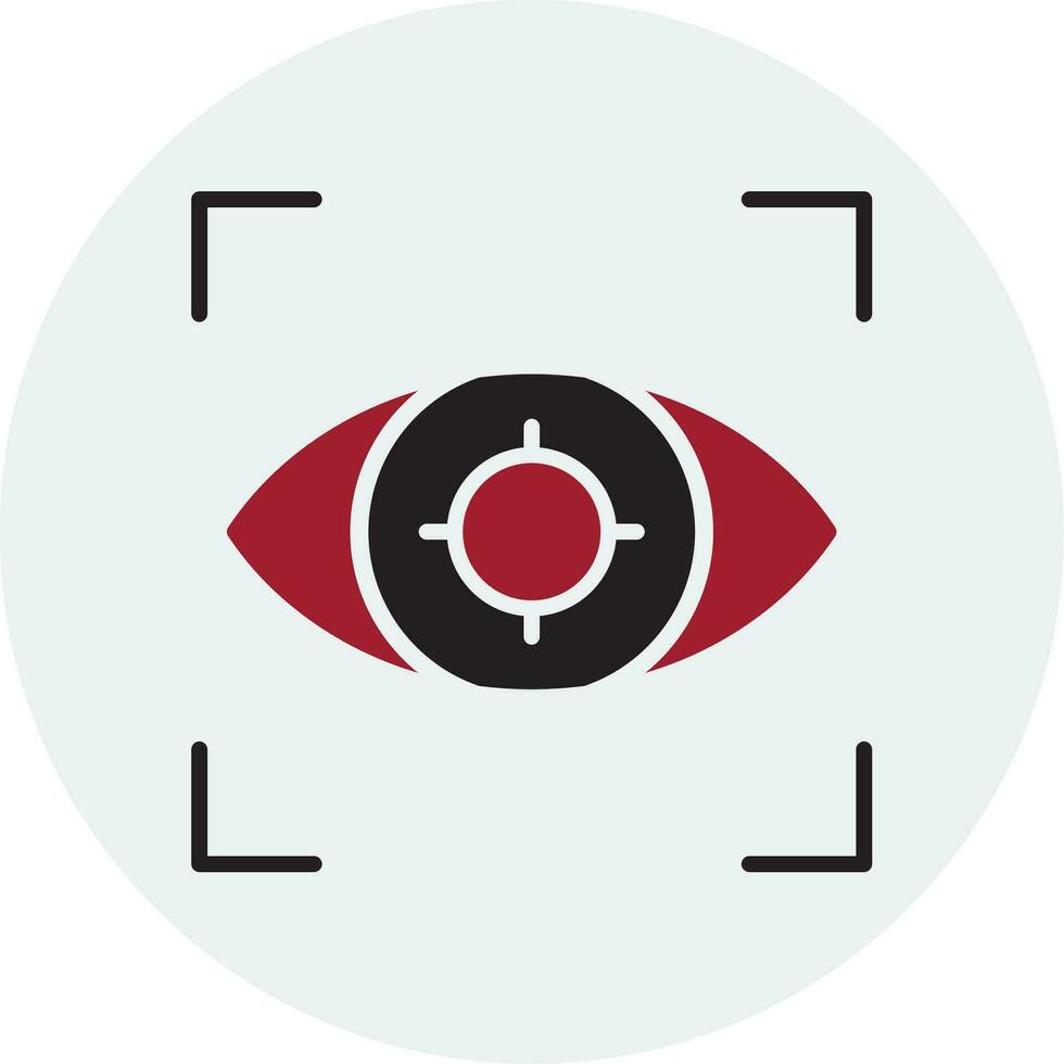 Eye Tracking Vector Icon