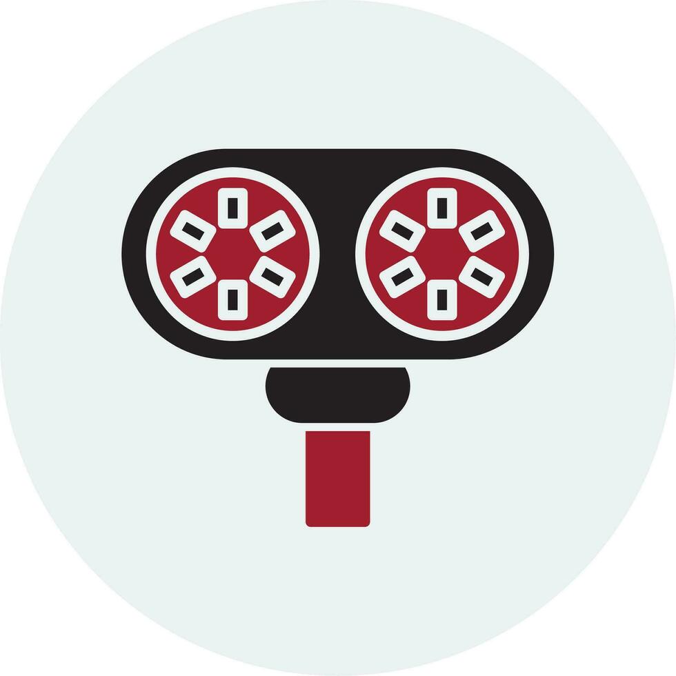 Stereoscope Vector Icon