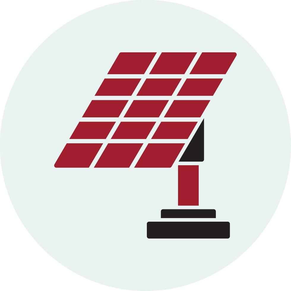 icono de vector de panel solar