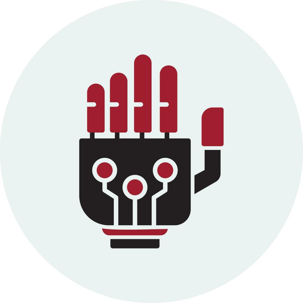 Robotic Hand Vector Icon