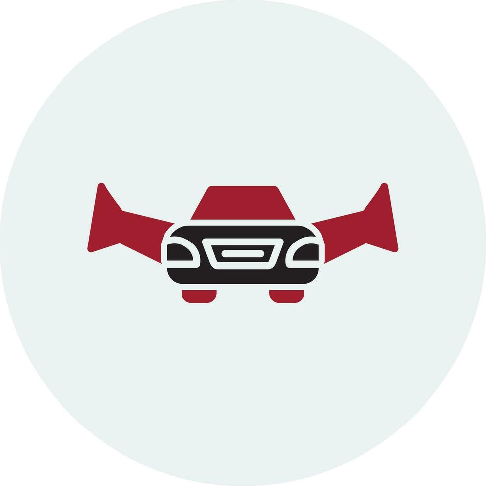 Flying Car Vector Icon