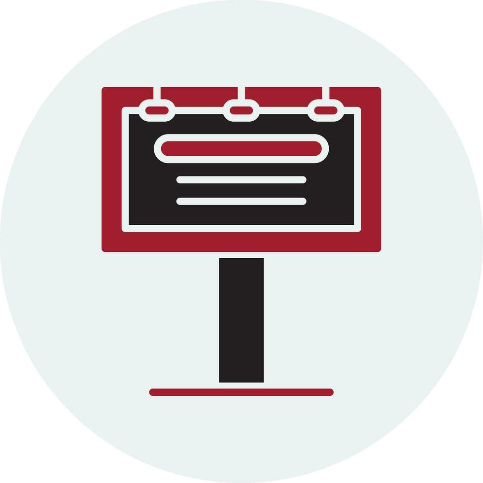 Billboard Vector Icon
