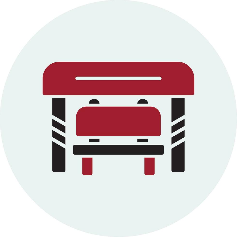 Bus Stop Vector Icon