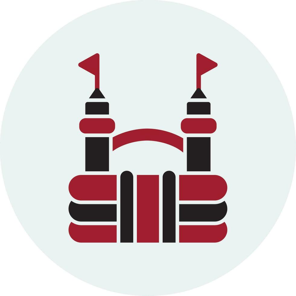 Bouncy Castle Vector Icon