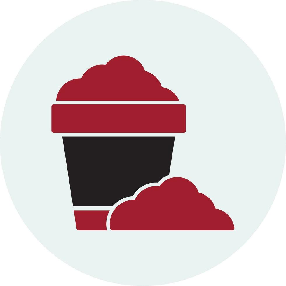 Sand Bucket Vector Icon