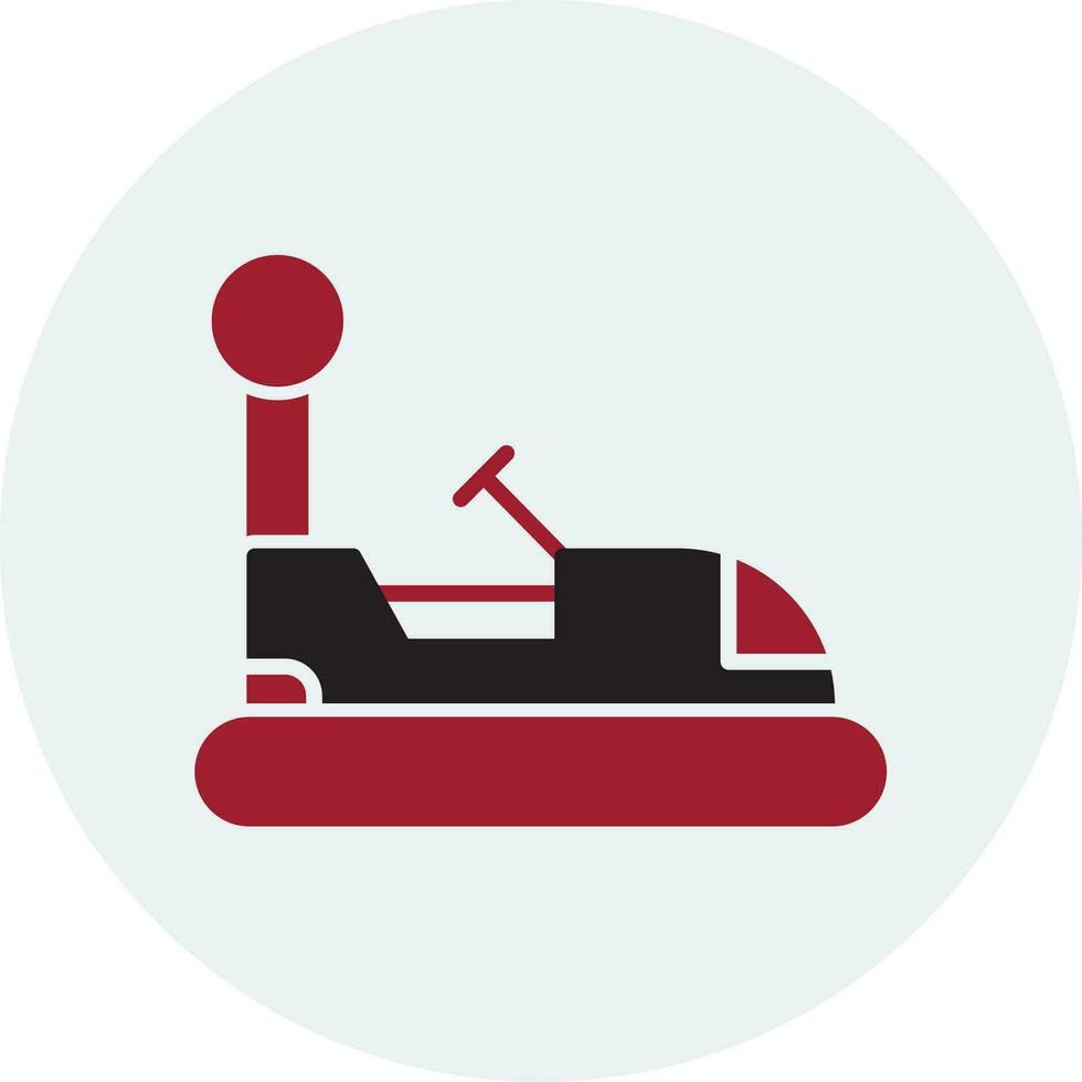 Bumper Car Vector Icon