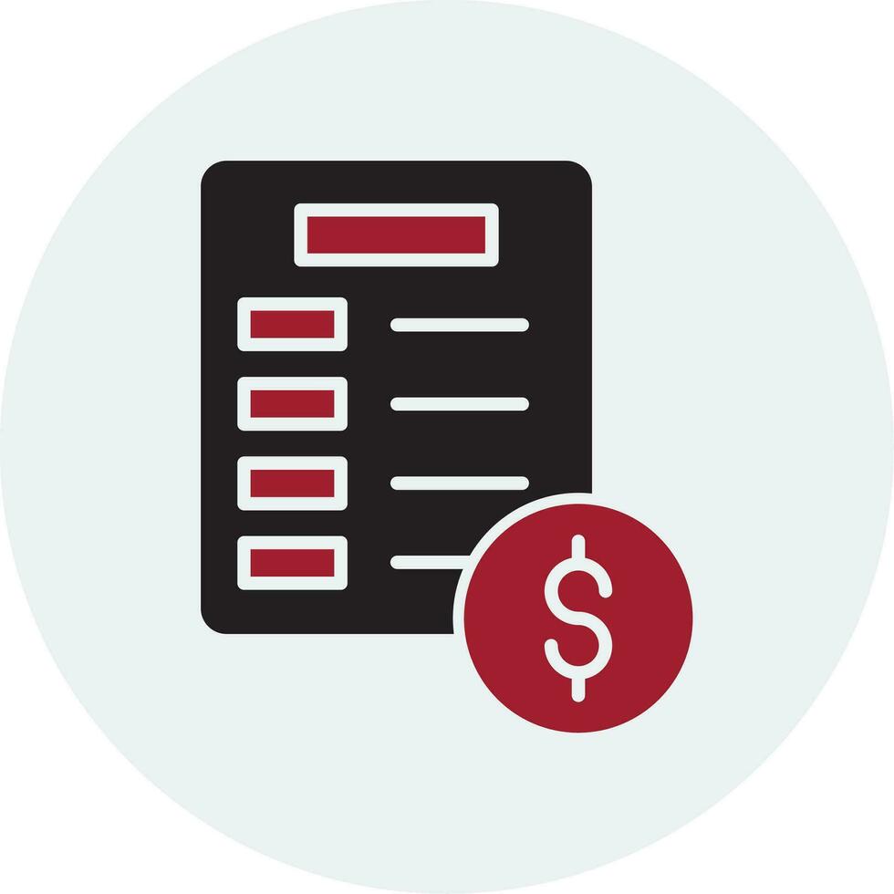 Invoice Vector Icon