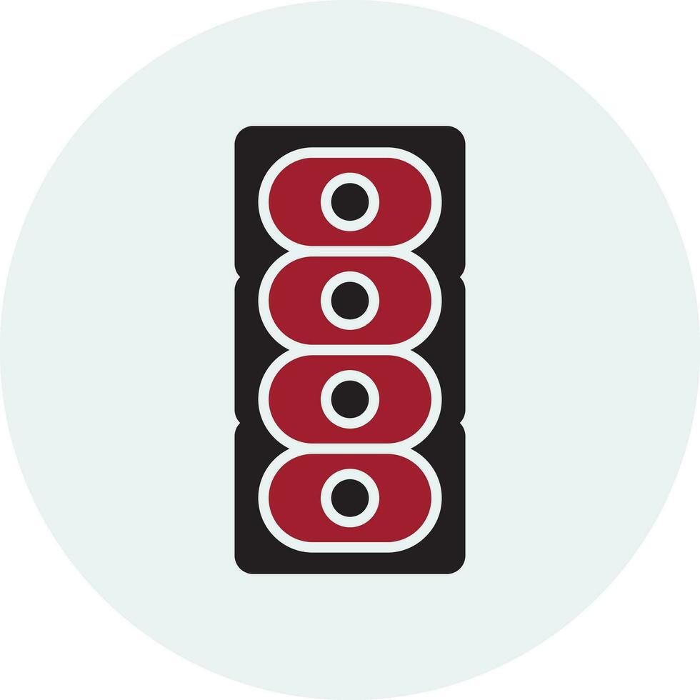 Colonial Diatom Vector Icon