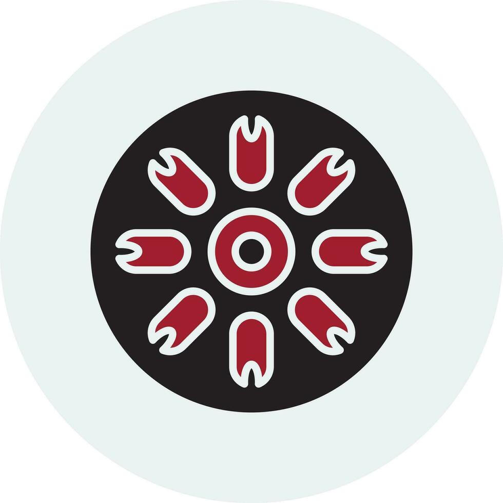 Centric Diatom Vector Icon